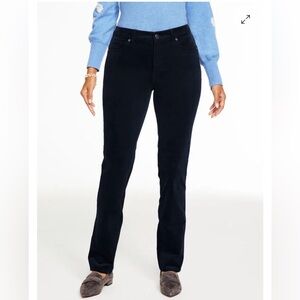 Talbots Navy Blue STRAIGHT LEG STRETCH CORDUROY PANTS